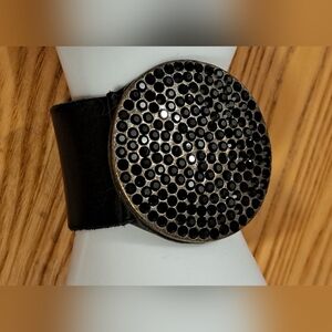 Elegant Black Beaded Bracelet